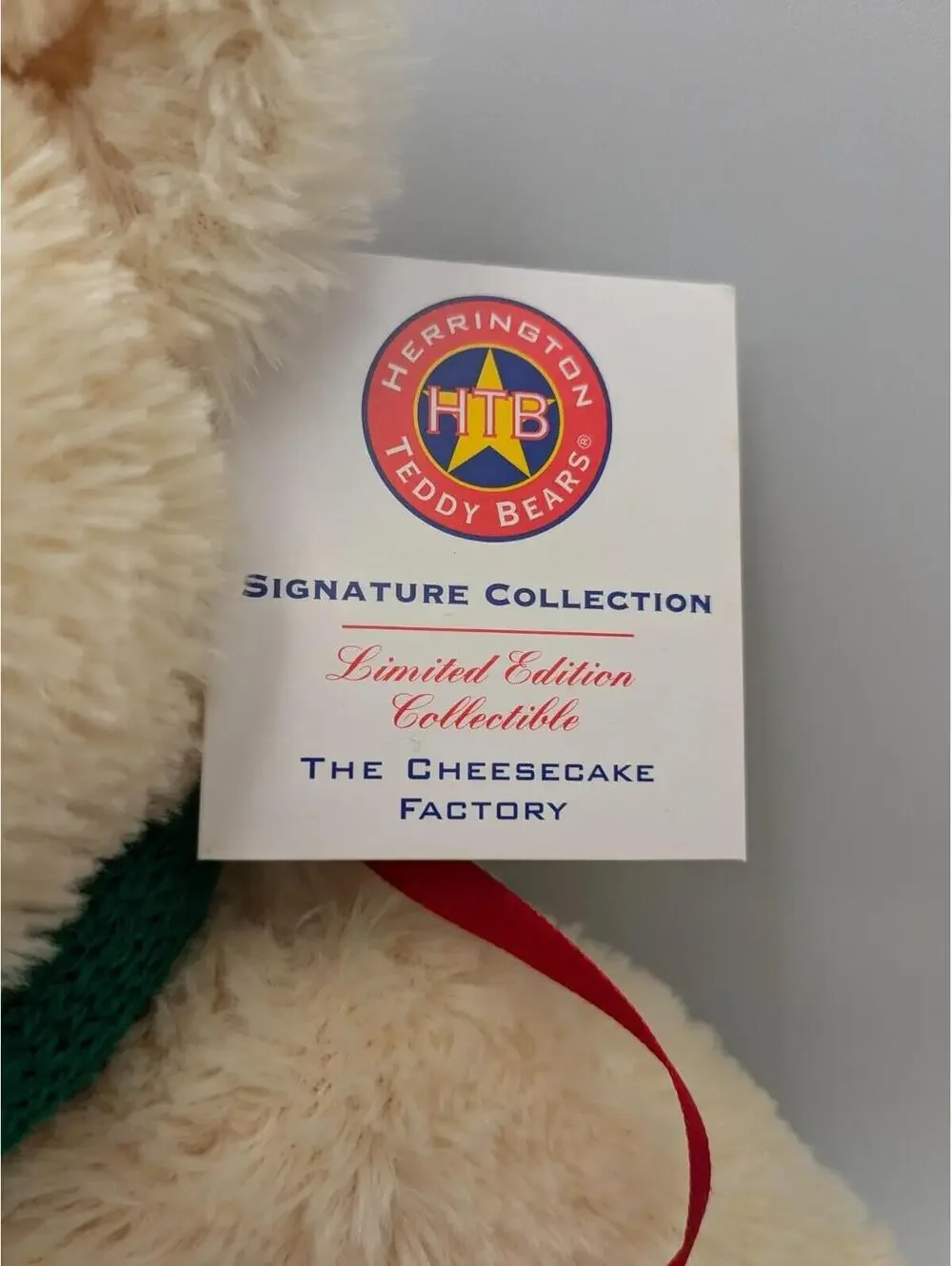 Cheesecake Factory Herrington Teddy Bear Collectible - 14